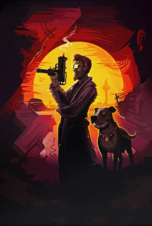 Classic Postal D-Dude Poster โ Canvas Wall Art for Gaming Room Decor