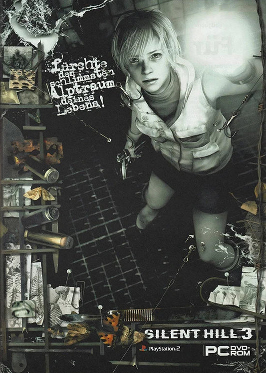 Silent Hill Series Video Game Poster โ Horror Gaming Canvas Wall Art